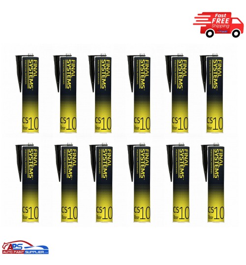12x CS10B Final Systems Perfections Refinished PU Adhesive Sealant 300ml